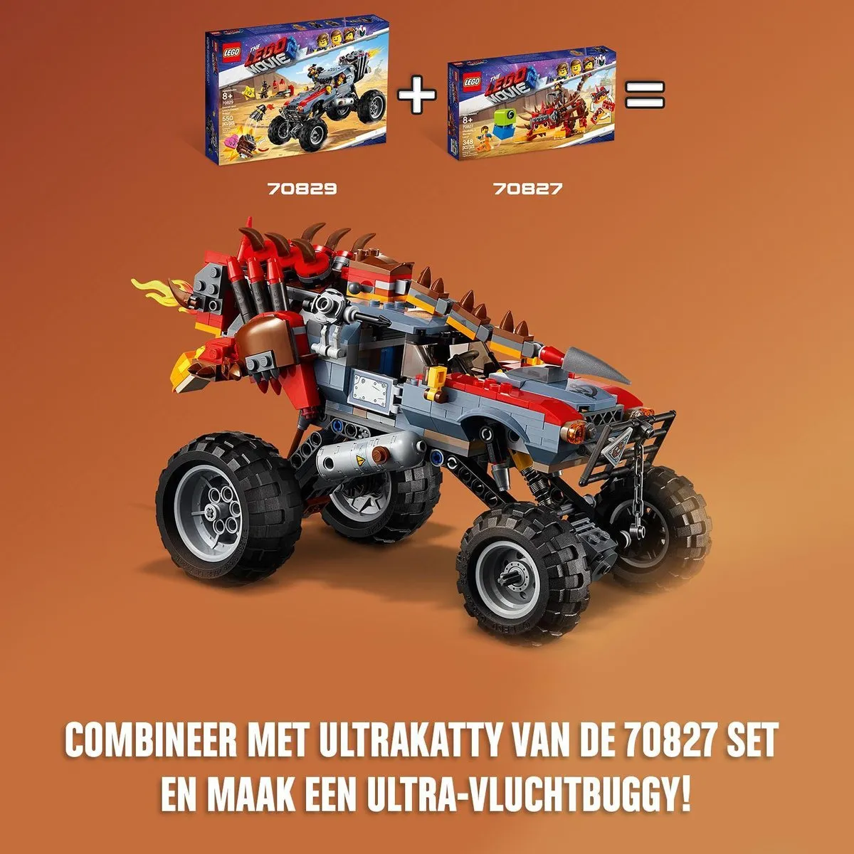 LEGO The Movie 2 Emmets en Lucy's Vlucht Buggy 70829 - 550 Stukken - 3 Minifiguren