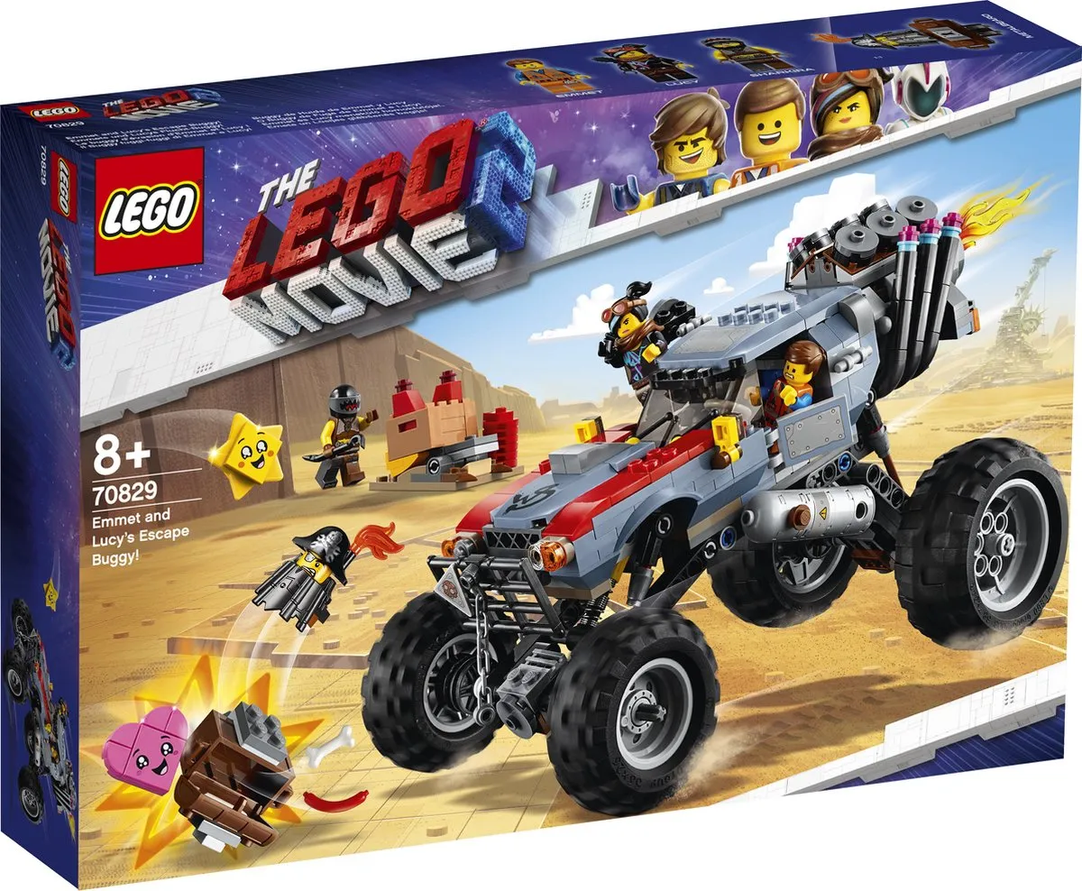 LEGO The Movie 2 Emmets en Lucy's Vlucht Buggy 70829