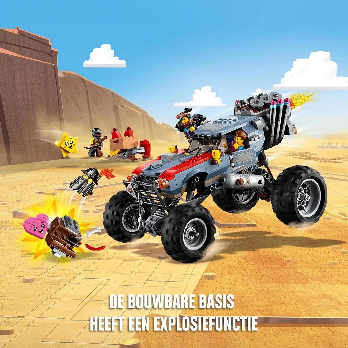 LEGO The Movie 2 Emmets en Lucy's Vlucht Buggy 70829 - 550 Stukken - 3 Minifiguren