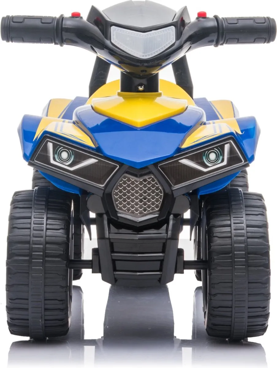 Eco Toys Goodyear Quad Loopauto Blauw - Met LED & Muziek