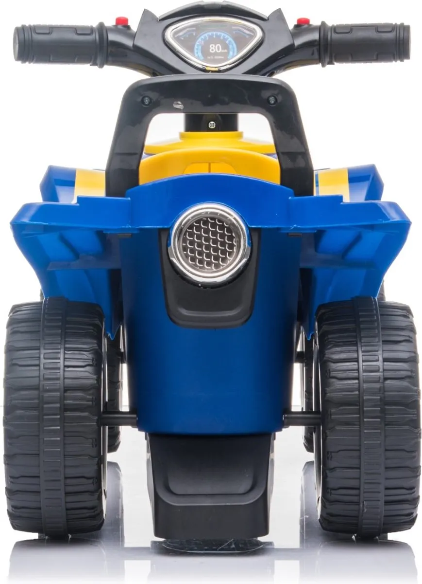 Eco Toys Goodyear Quad Loopauto Blauw - Met LED & Muziek