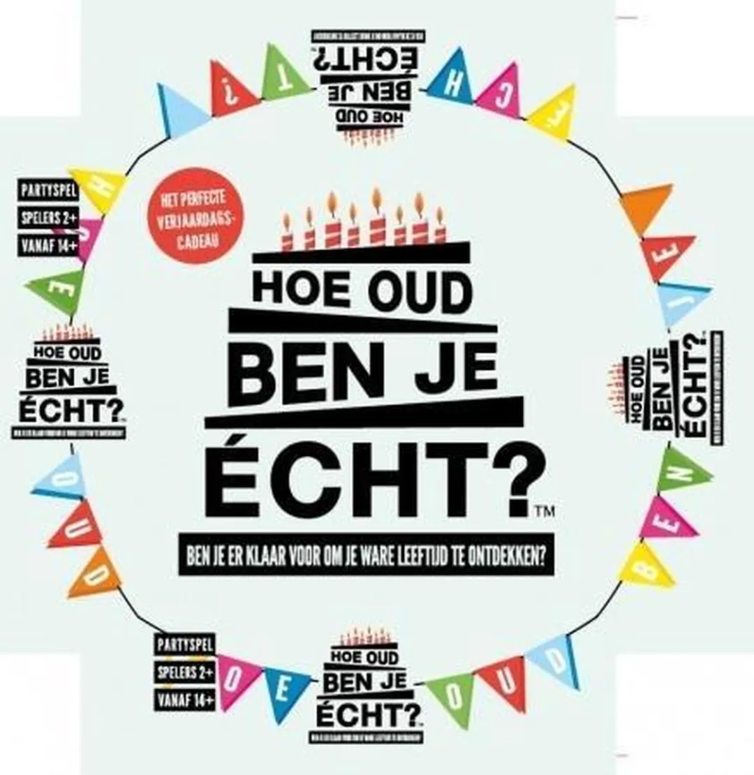 Hygge Games Hoe oud ben je écht? Party Game - 2-8 Spelers