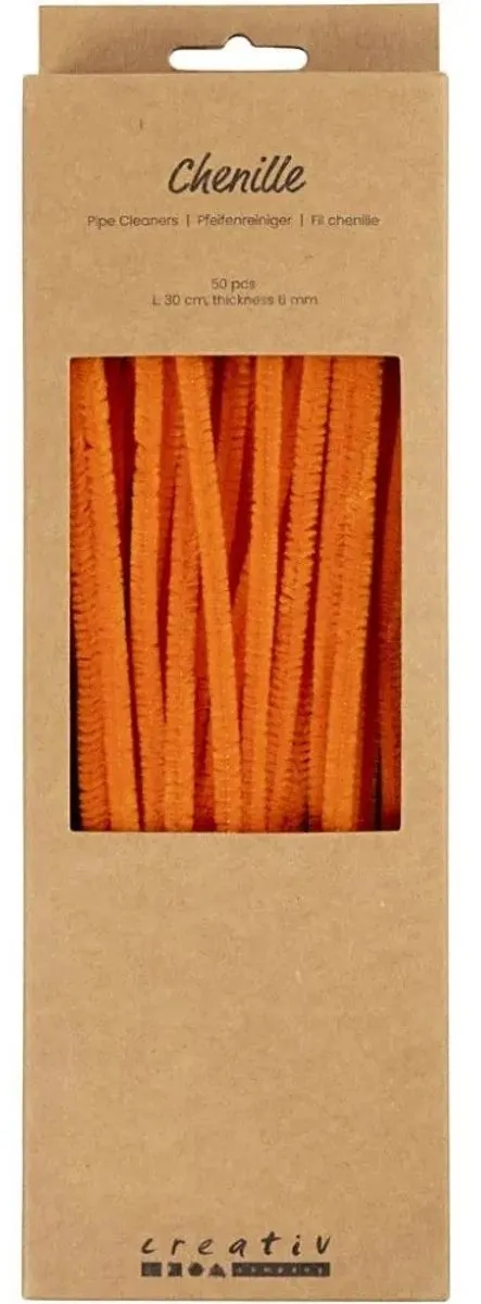 Creativ Company Chenilledraad Oranje 30cm x 6mm