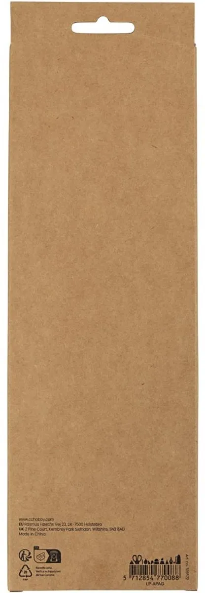 Creativ Company Chenilledraad Oranje 30cm x 6mm - 50 Stuks