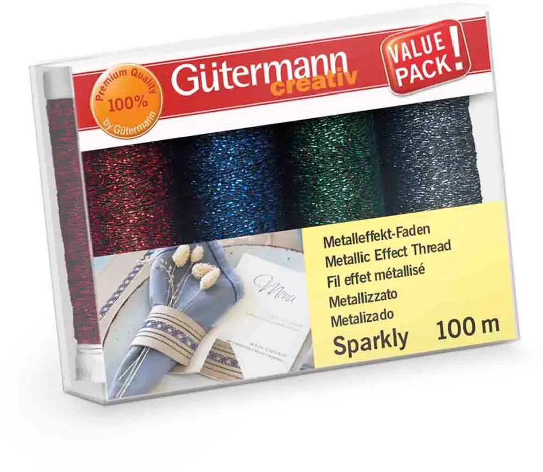 Gutermann Naaigarenset Sparkly 4x100m