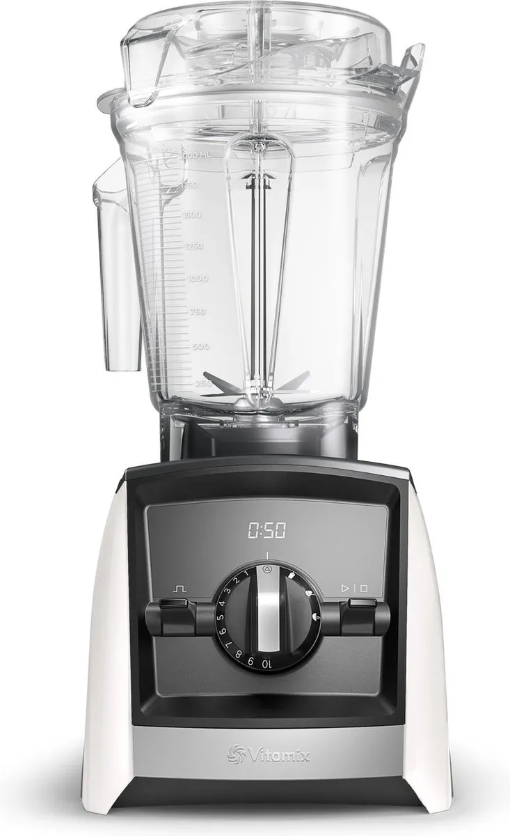 Vitamix A2500i Ascent - high performance blender - 3 programma's - 2.2 PK motor - 2 liter kan - 10 jaar garantie - Wit