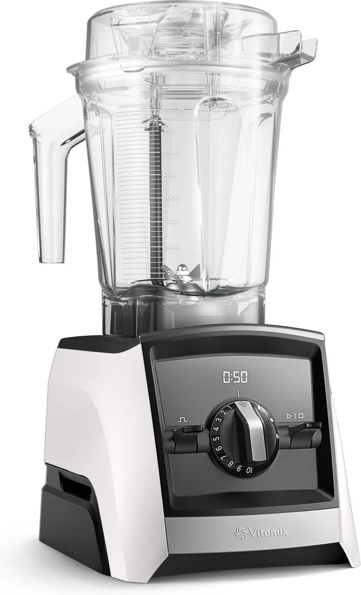 Vitamix A2500i Ascent - high performance blender - 3 programma's - 2.2 PK motor - 2 liter kan - 10 jaar garantie - Wit