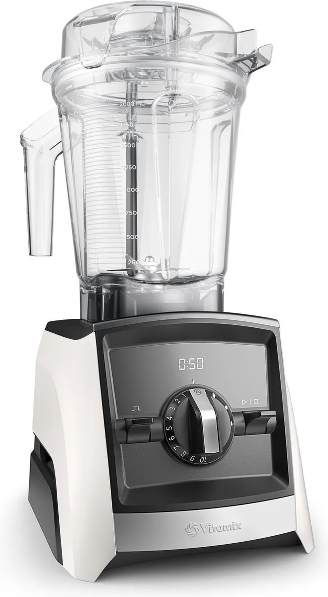 Vitamix A2500i Ascent - high performance blender - 3 programma's - 2.2 PK motor - 2 liter kan - 10 jaar garantie - Wit
