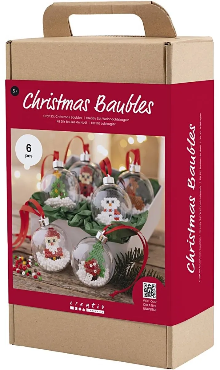 Creativ Company Kerstballen Strijkkralen Multicolor
