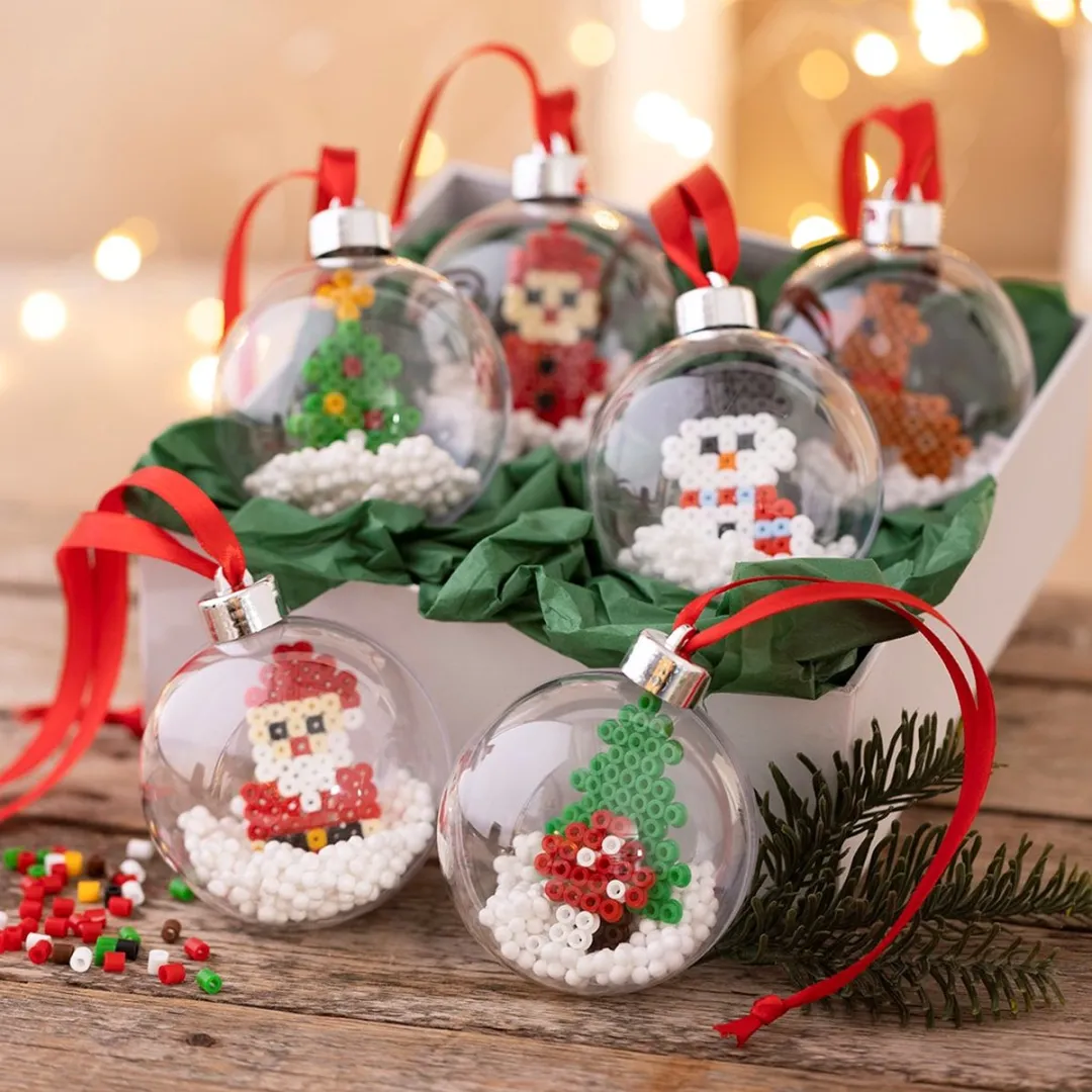 Creativ Company Kerstballen Strijkkralen Multicolor
