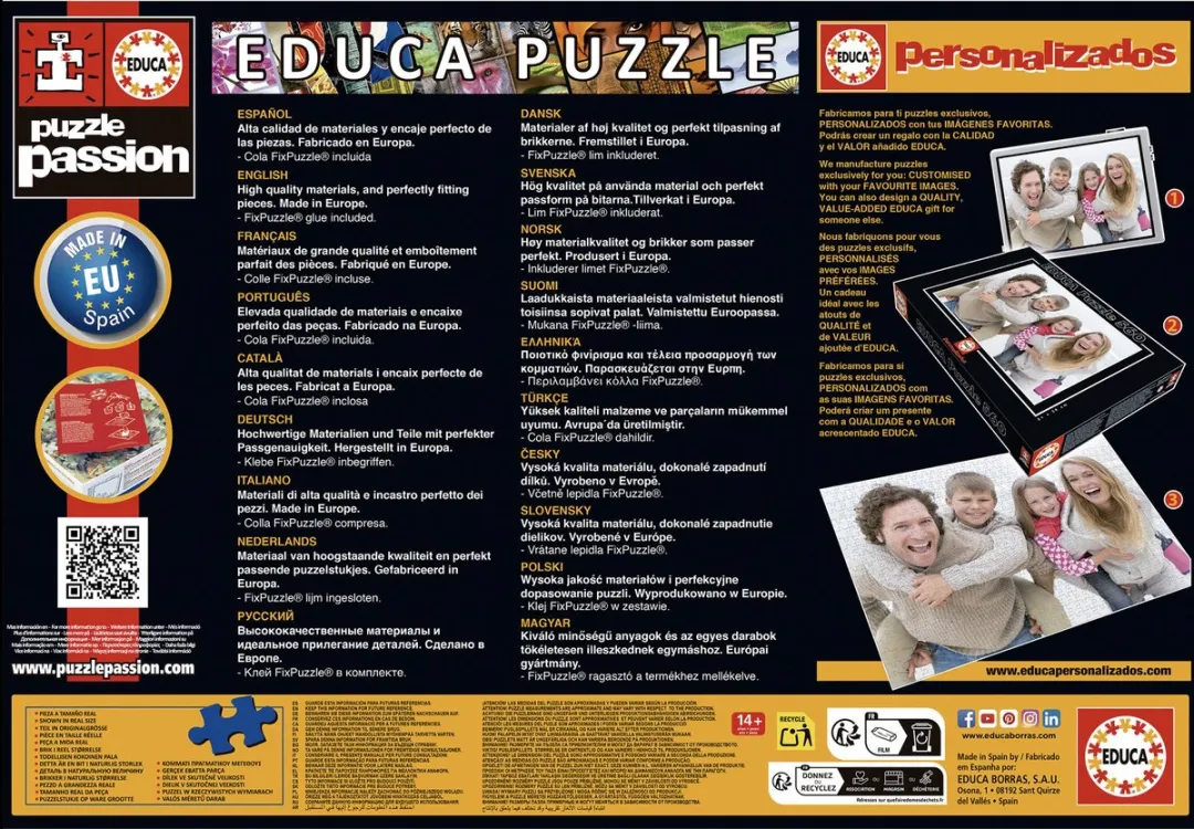 Educa Vermeer Puzzel - 1000 Stuks - Multicolor