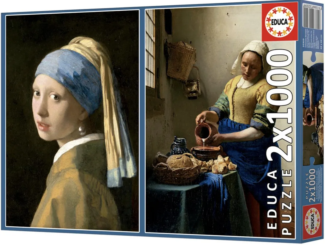 Educa Vermeer Puzzel - 1000 Stuks - Multicolor