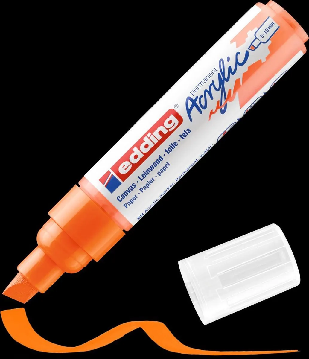 edding 5000 Acrylmarker - Neon Oranje