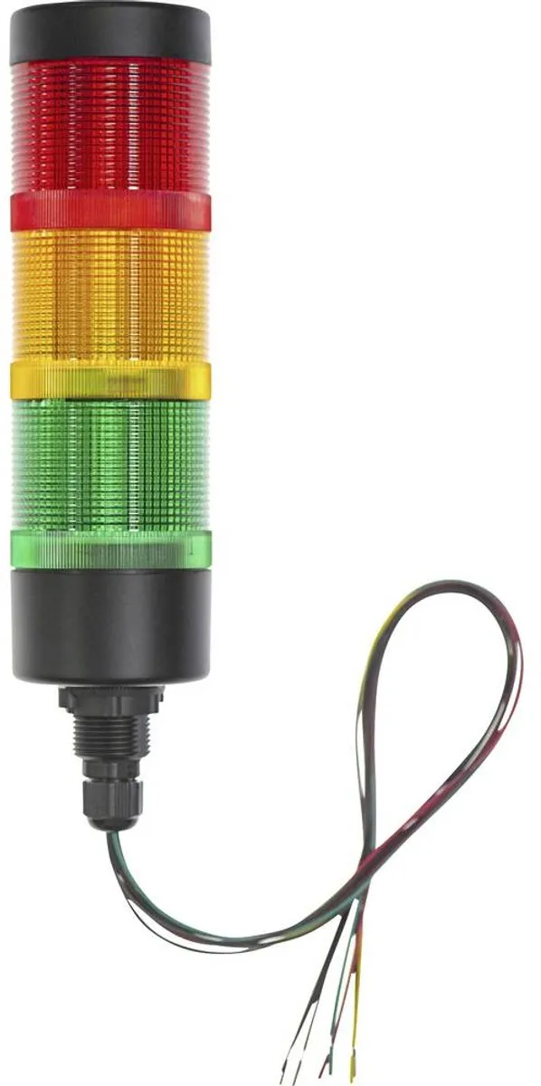 Tru Components TC-HBJD-55A-D/3/RYG Signaalzuil - Rood/Geel/ Groen - 24V - IP65