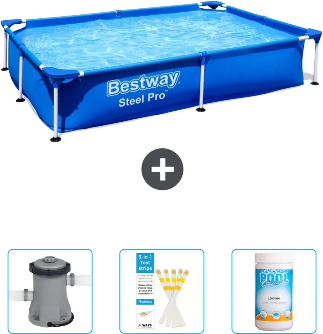 Bestway Steel Pro Zwembad 221x150x43cm
