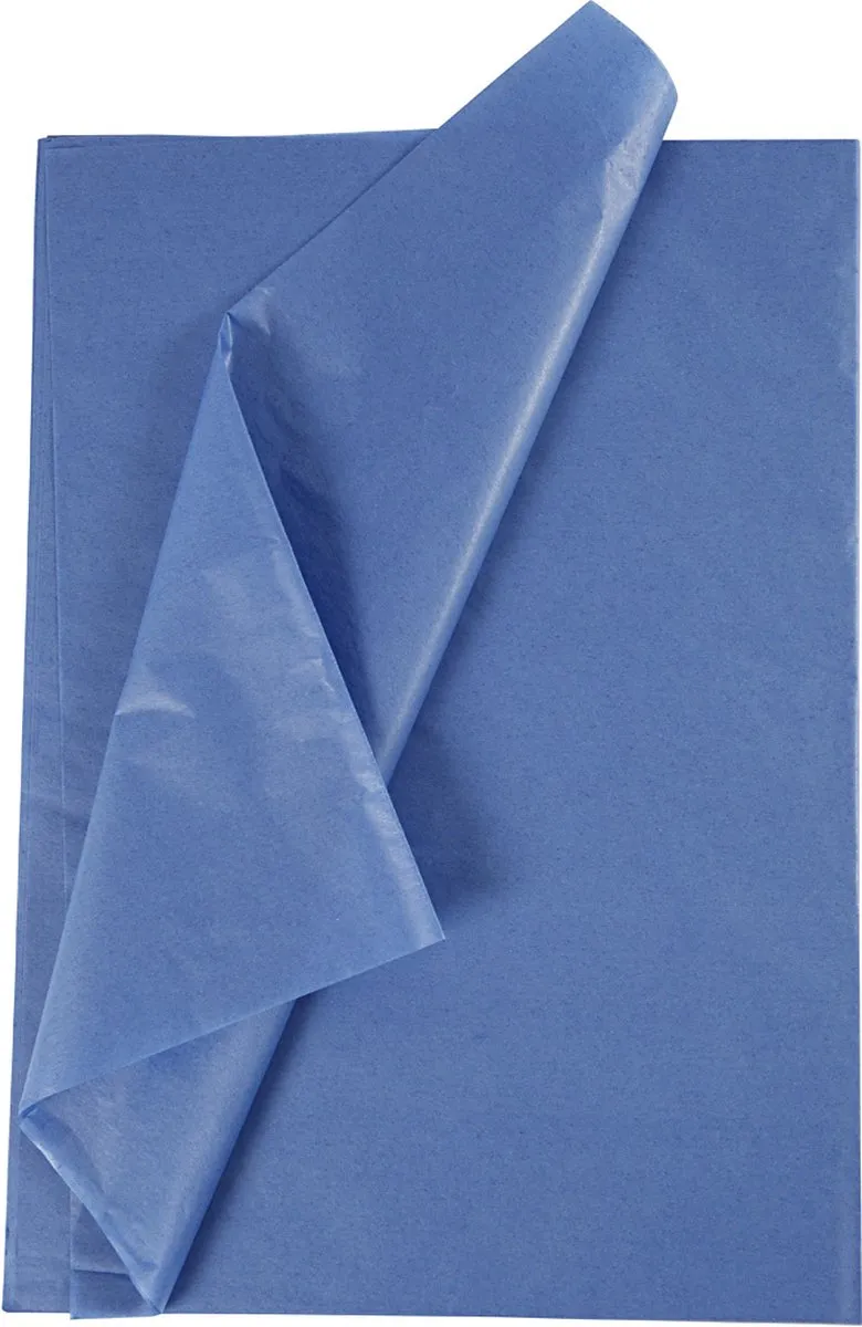 Creativ Company Creotime Tissuepapier 50x70cm Blauw