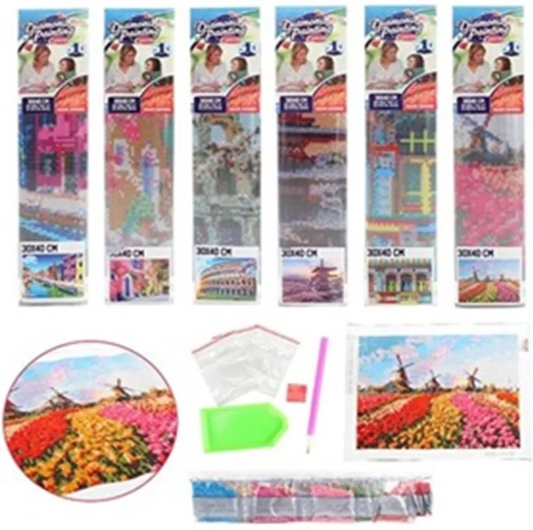 Toi-Toys Diamond Painting 30x40cm Multicolor