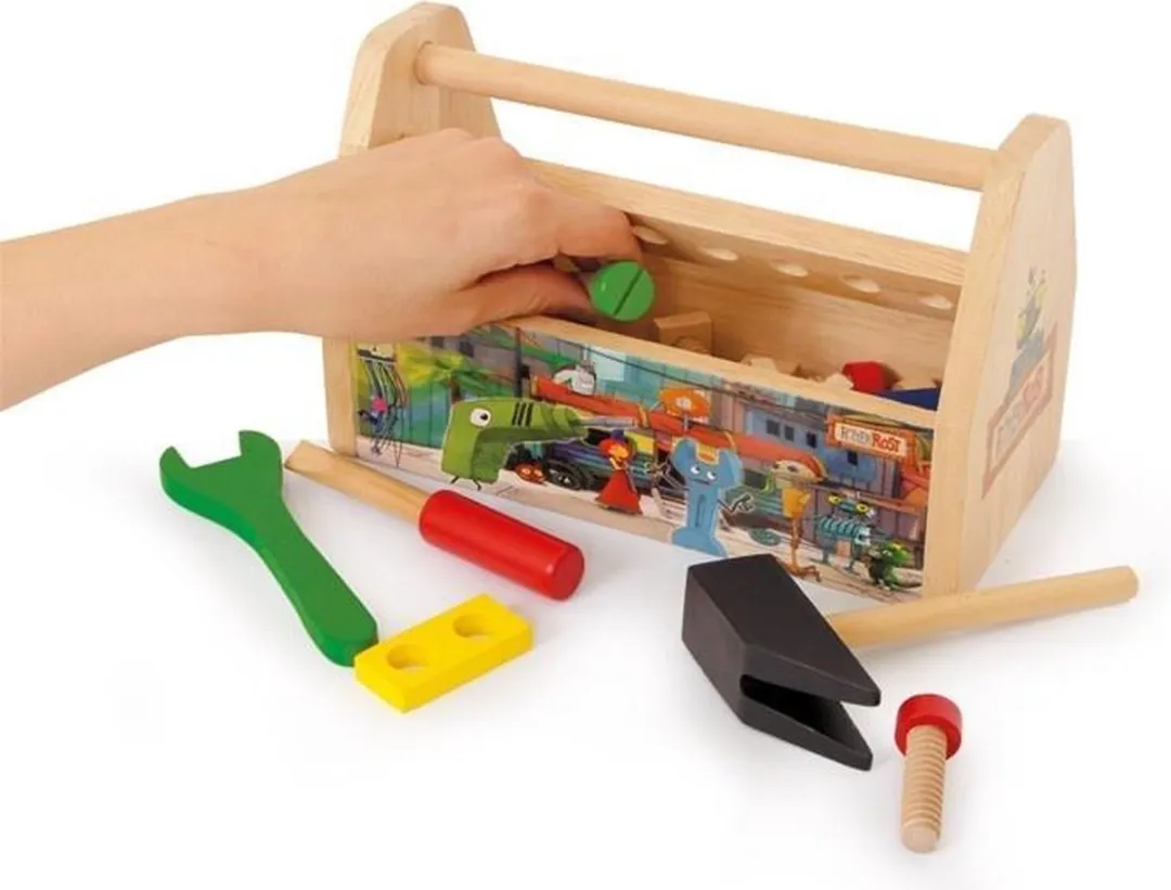 Small Foot Houten Gereedschapskist Ridder - Blank