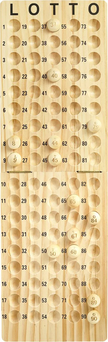 HOT Games Buffalo Lotto-Kien Molen 778206 - Bingo Set