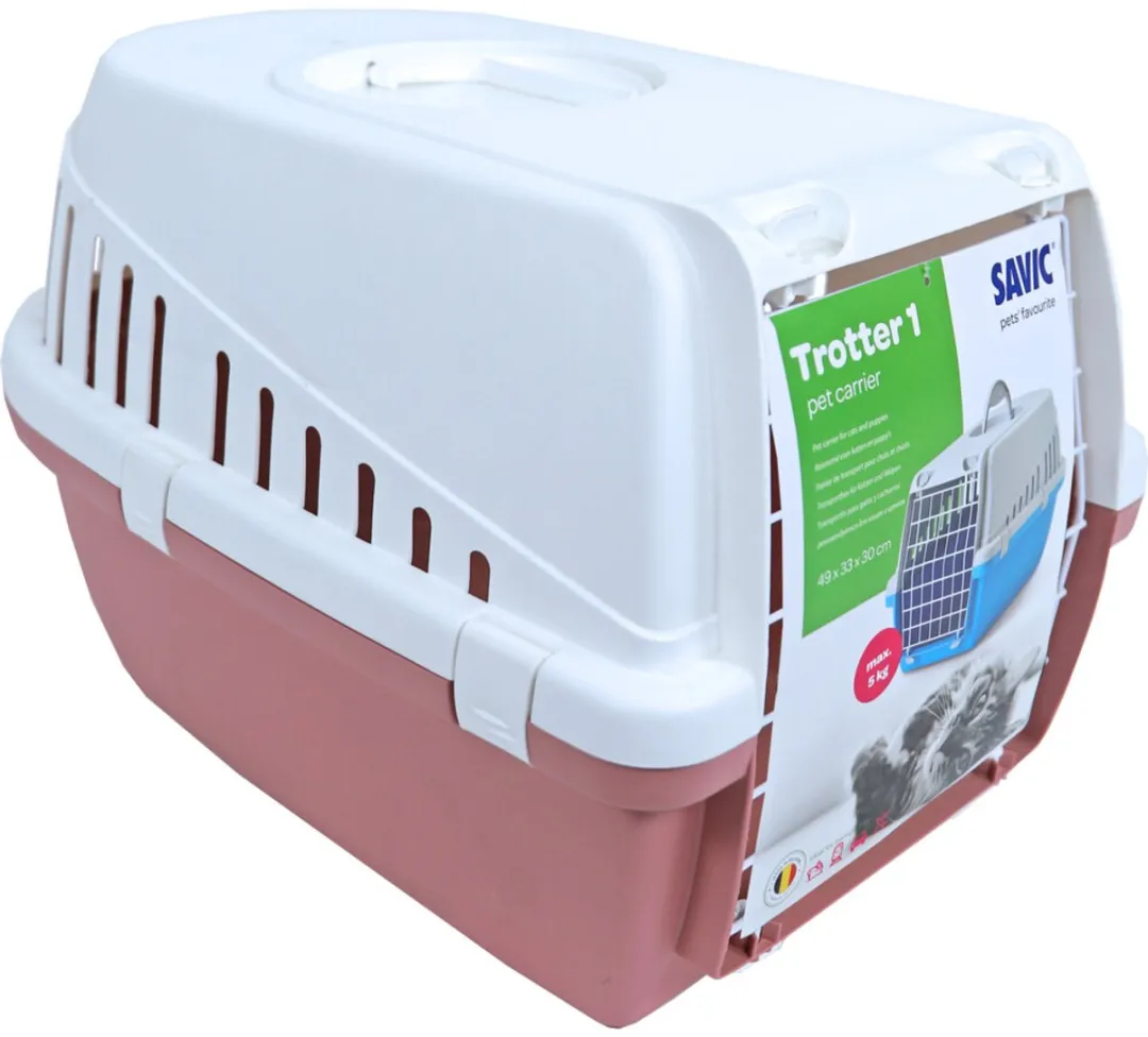 Savic Reismand Trotter Earth Roze - Wit