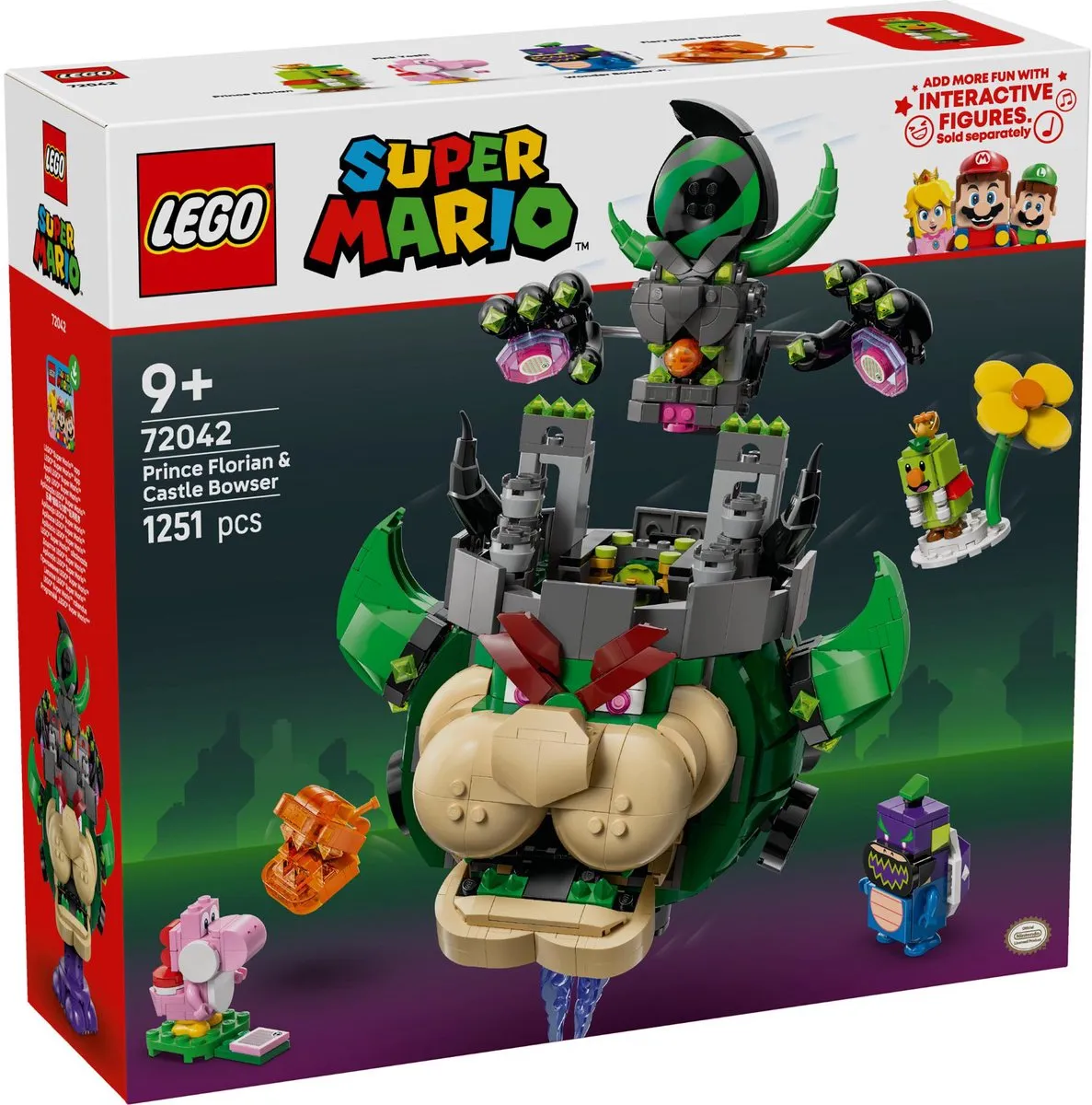 LEGO Super Mario Prins Florian & Kasteel-Bowser 72042 - 1251 Stukken