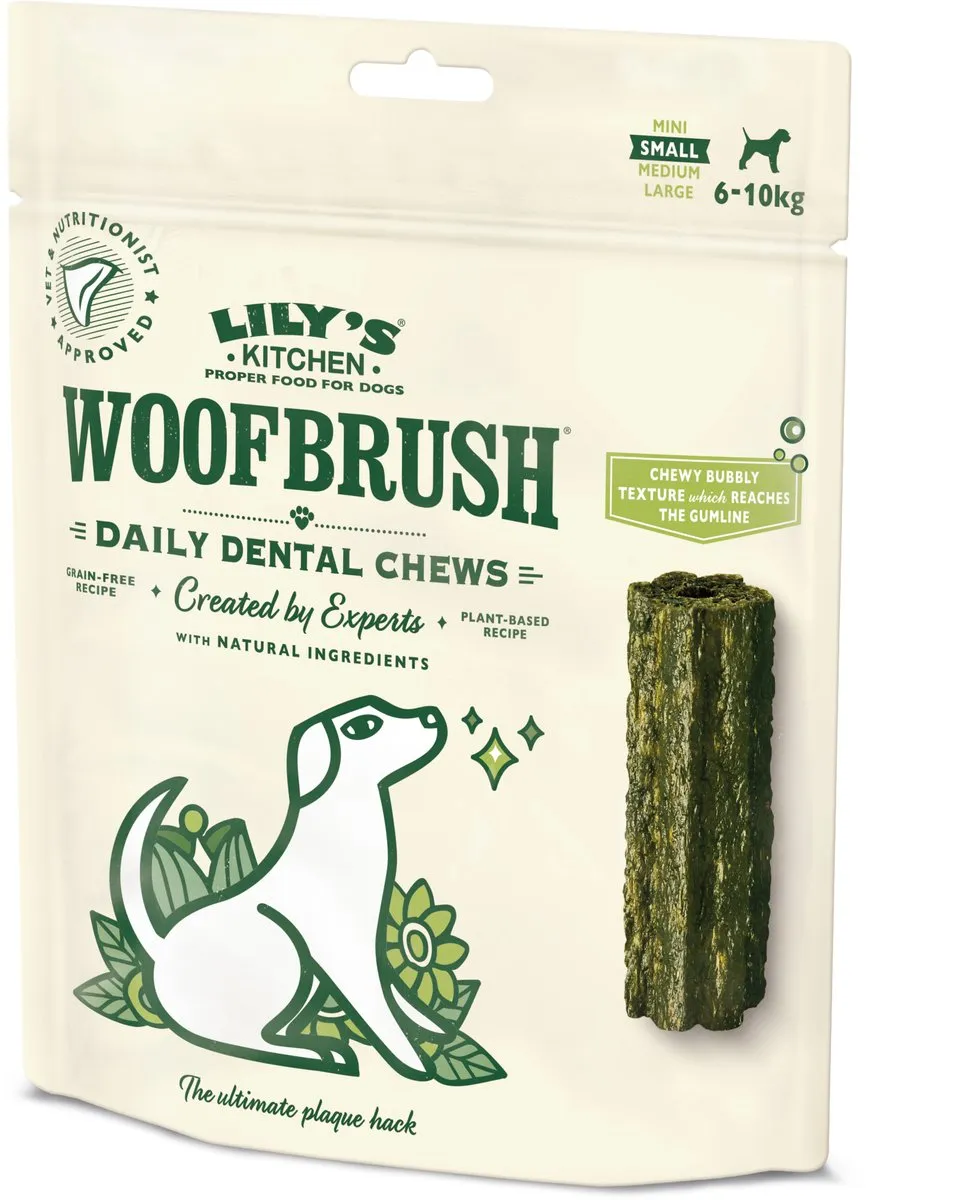 Lily's Kitchen Woofbrush Natural Dental Chew Small - 5x154g