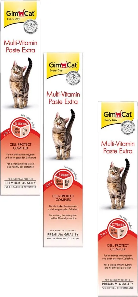 GimCat Multi-Vitamin Pasta Extra Kattensnack