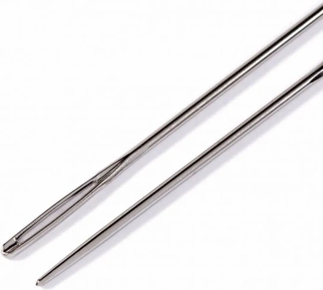Prym Borduurnaalden No. 24 - Zilverkleurig 0,80 x 37mm - 25 Stuks