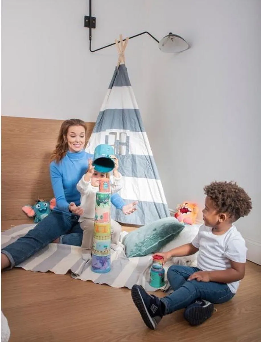 Miniland Stapeltoren Muis 12-delig - 29x25cm Multicolor - afbeelding 6 van 6
