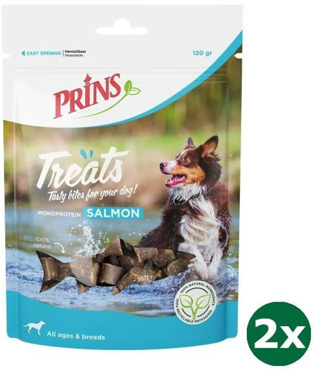 Prins Treats Zalm 2x120g