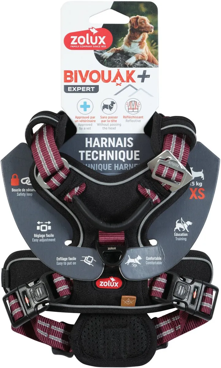 Zolux bvk hondentuig red