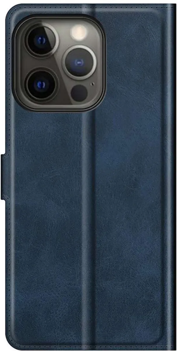 Just in Case Cazy iPhone 13 Pro Wallethoesje - Blauw - 4 Pasjes