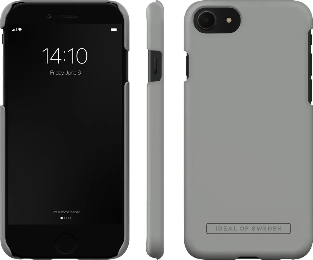 iDeal of Sweden Seamless Hoesje iPhone 8/SE 2020/7/6s/6 - Grijs - afbeelding 4 van 6