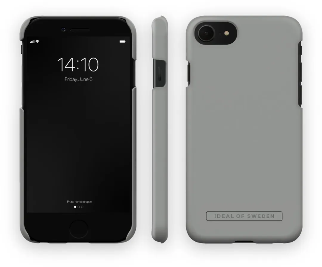 iDeal of Sweden Seamless Hoesje iPhone 8/SE 2020/7/6s/6 - Grijs - afbeelding 5 van 6
