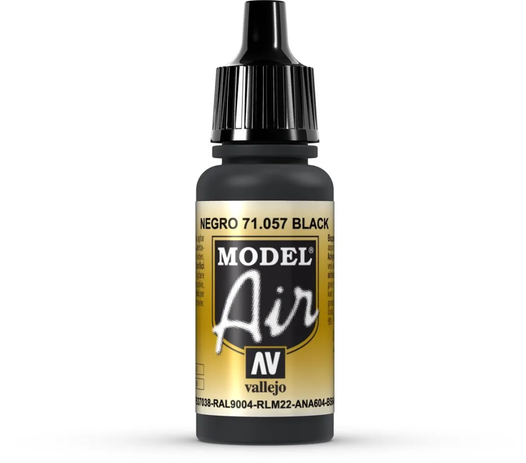 Vallejo Model Air Black Acrylverf 17ml