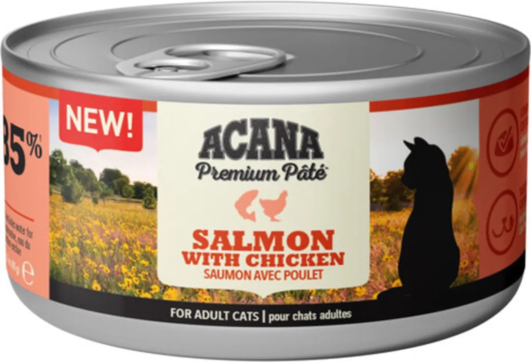 Acana Pâté Salmon & Chicken Kattenvoer - 24x85g