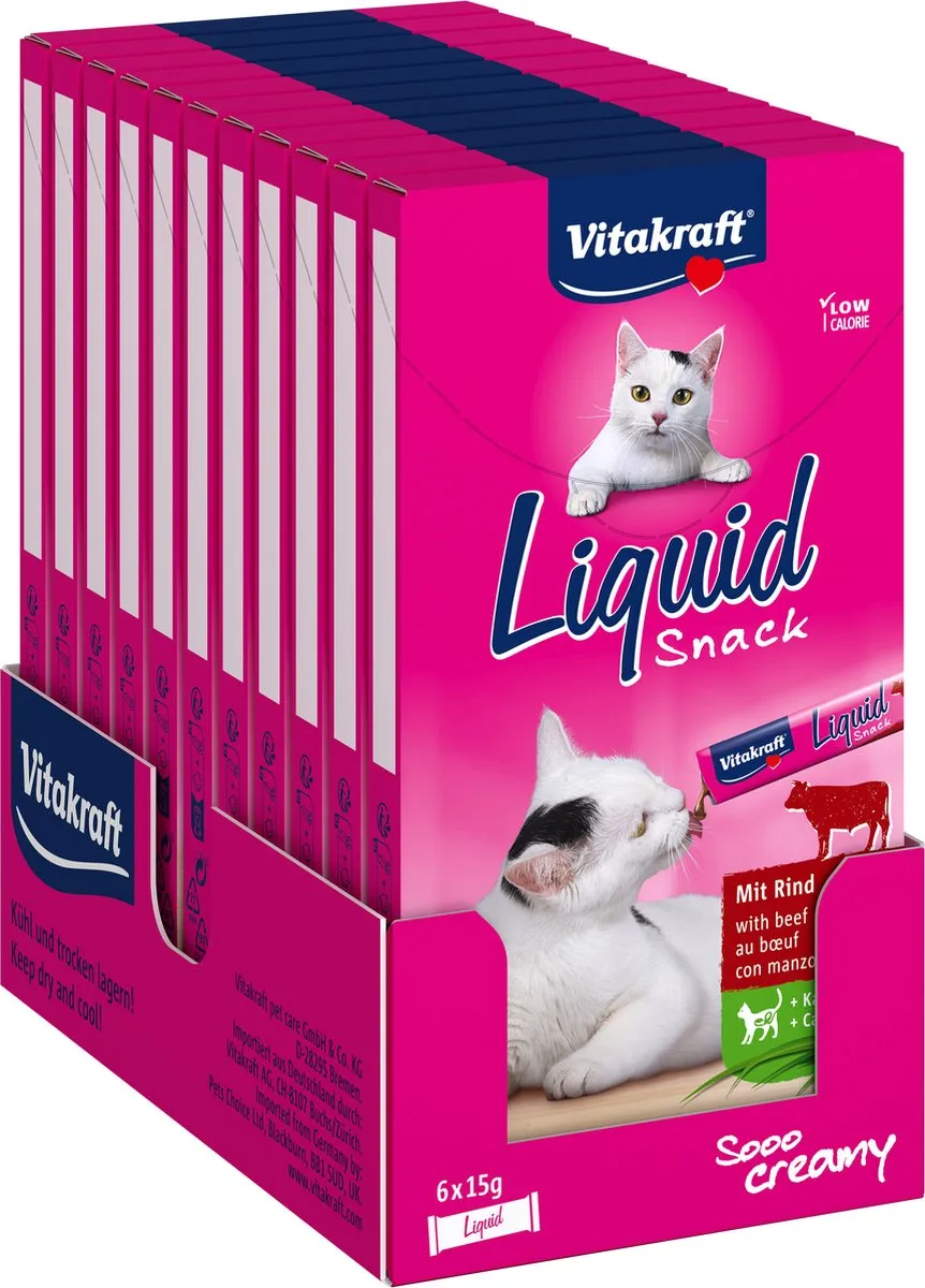 Vitakraft Liquid Snack Rund 66x15g