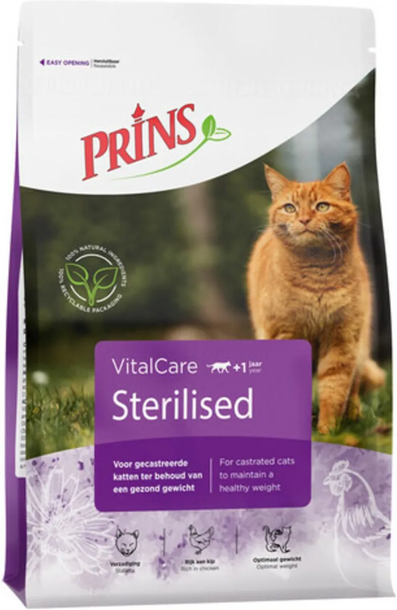 Prins VitalCare Sterilised Kattenvoer 4kg - afbeelding 6 van 6