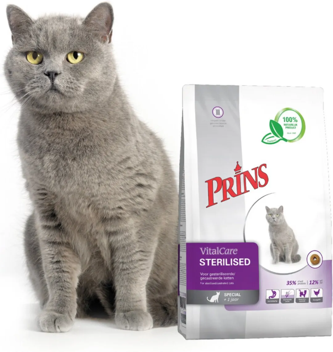 Prins VitalCare Sterilised Kattenvoer 4kg
