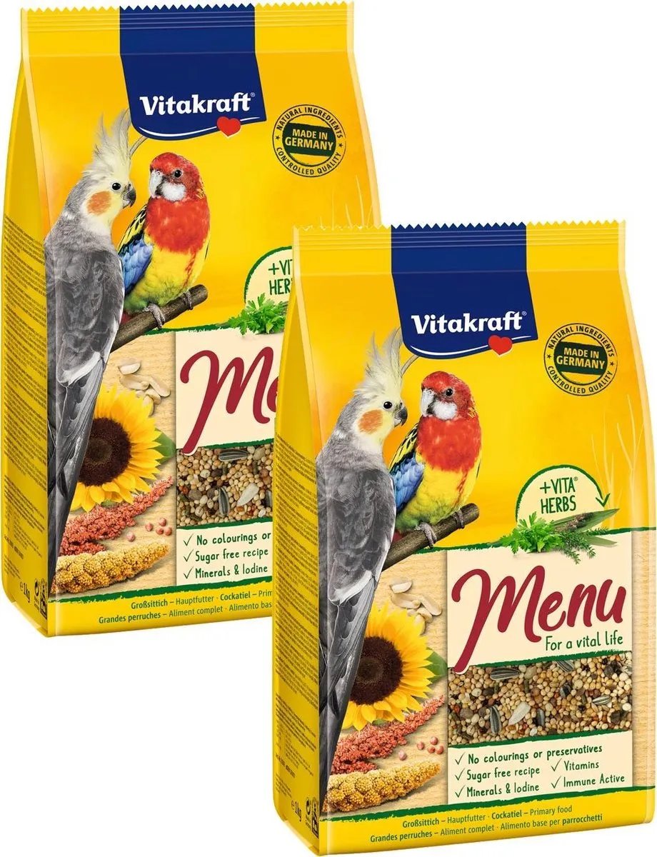 Vitakraft Valkparkieten Premium Menu Vogelvoer