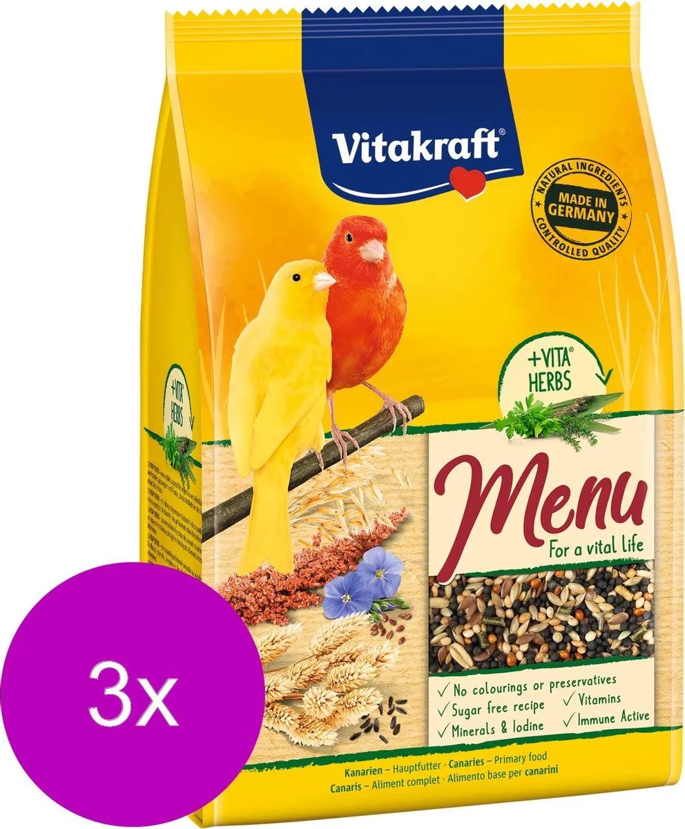 Vitakraft Kanaries Premium Menu Vogelvoer