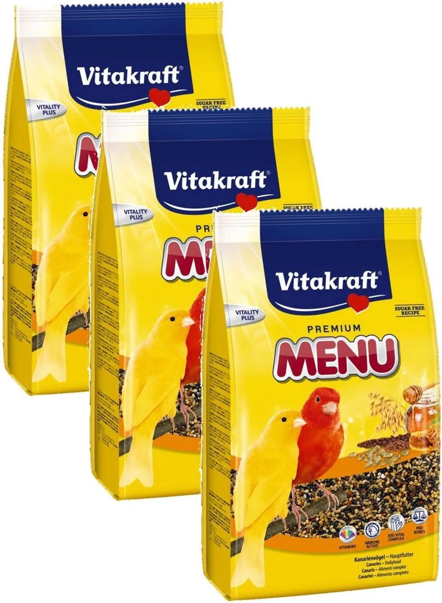 Vitakraft Kanaries Premium Menu Vogelvoer - 20 Stuks