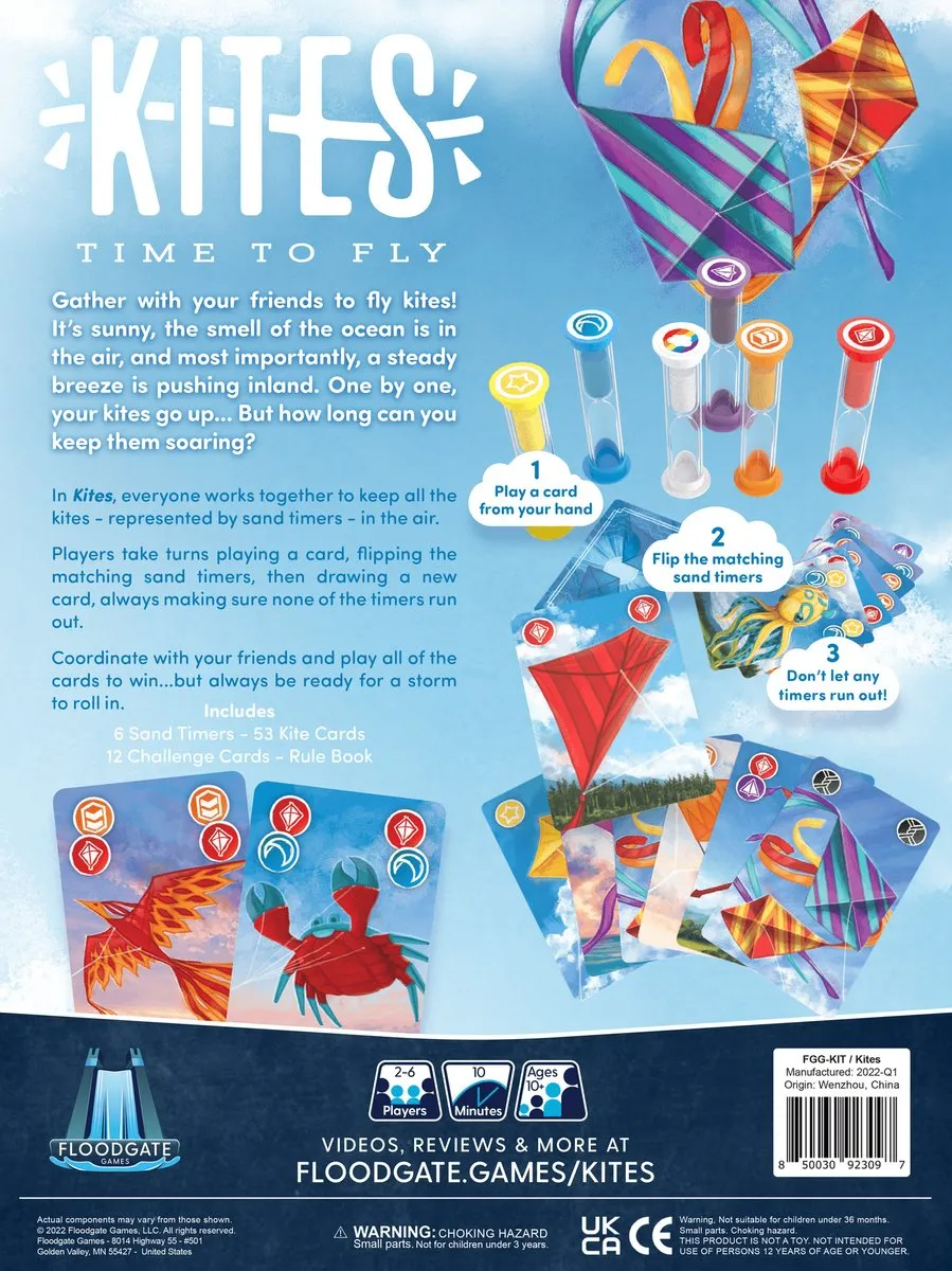 Floodgate Games Kites Kaartspel - 1-4 Spelers