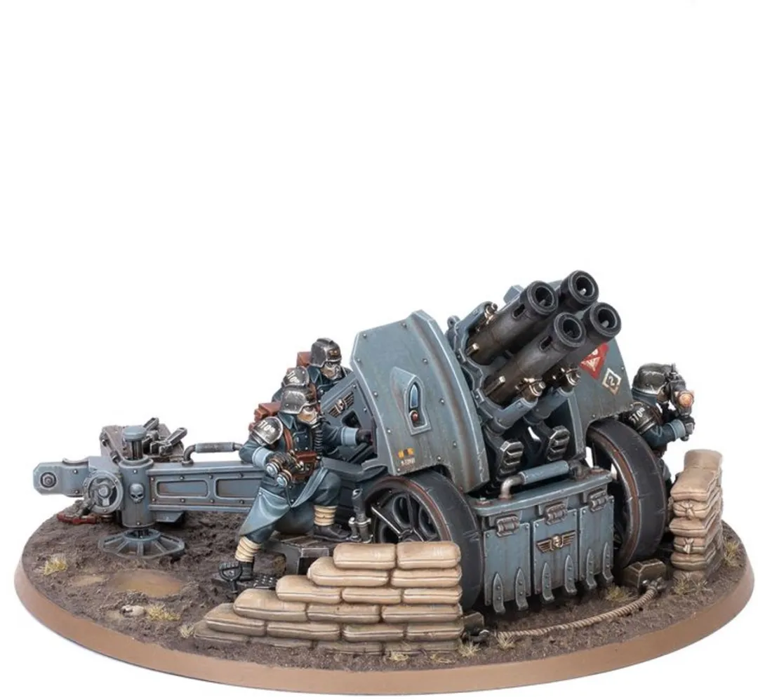 Games Workshop Warhammer 40K Krieg Artillery Team 110 Onderdelen