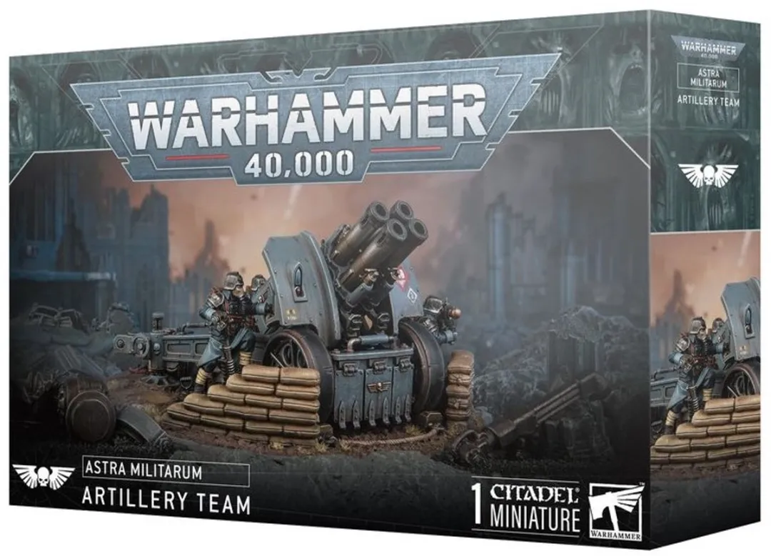 Games Workshop Warhammer 40K Krieg Artillery Team 110 Onderdelen