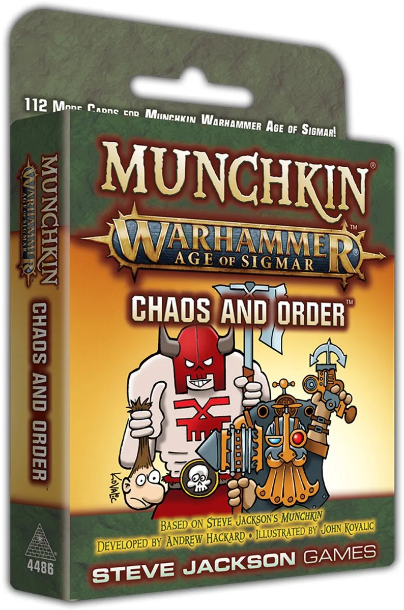 Steve Jackson Games Munchkin Warhammer Chaos Uitbreiding - Strategisch Kaartspel