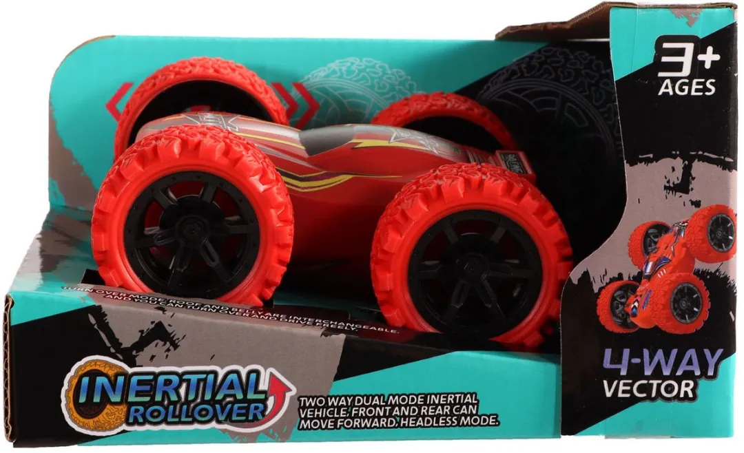Jono Toys Omkeerbare Stuntauto 12cm Multicolor