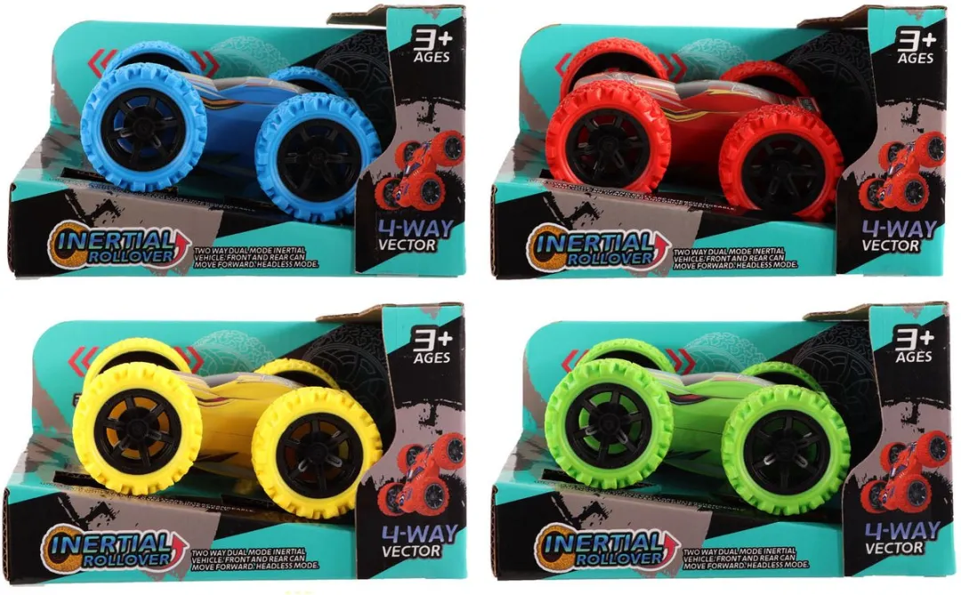 Jono Toys Omkeerbare Stuntauto 12cm Multicolor