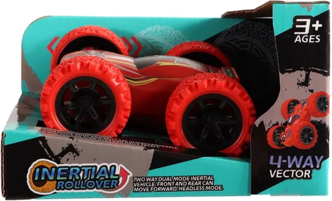 Jono Toys Omkeerbare Stuntauto 12cm Multicolor