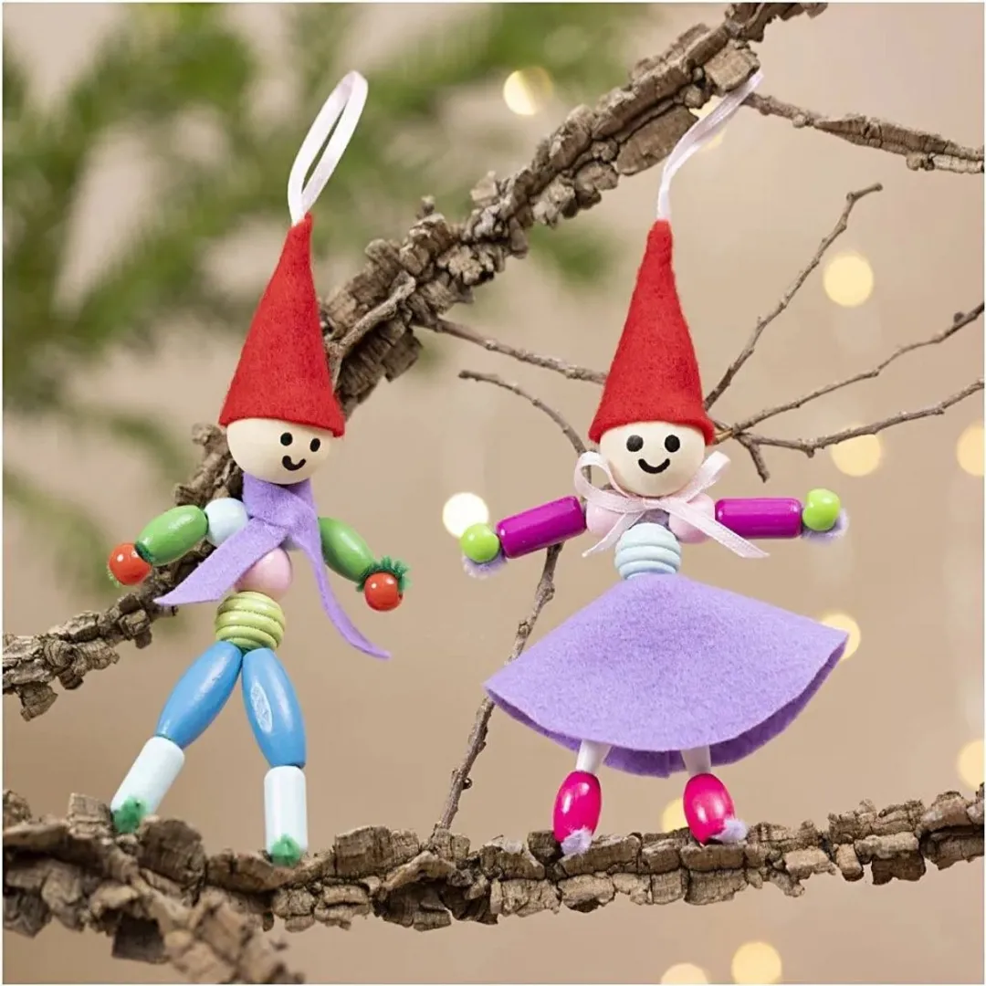 Creativ Company Mini Hobbyset Kerstkabouters Multicolor